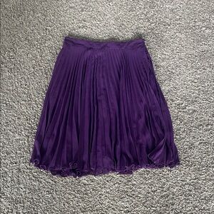 The Limited Deep Purple A-Line Skirt